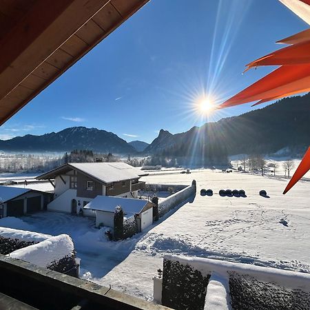 Ferienwohnung Mit Bergblick Unterammergau Exterior foto
