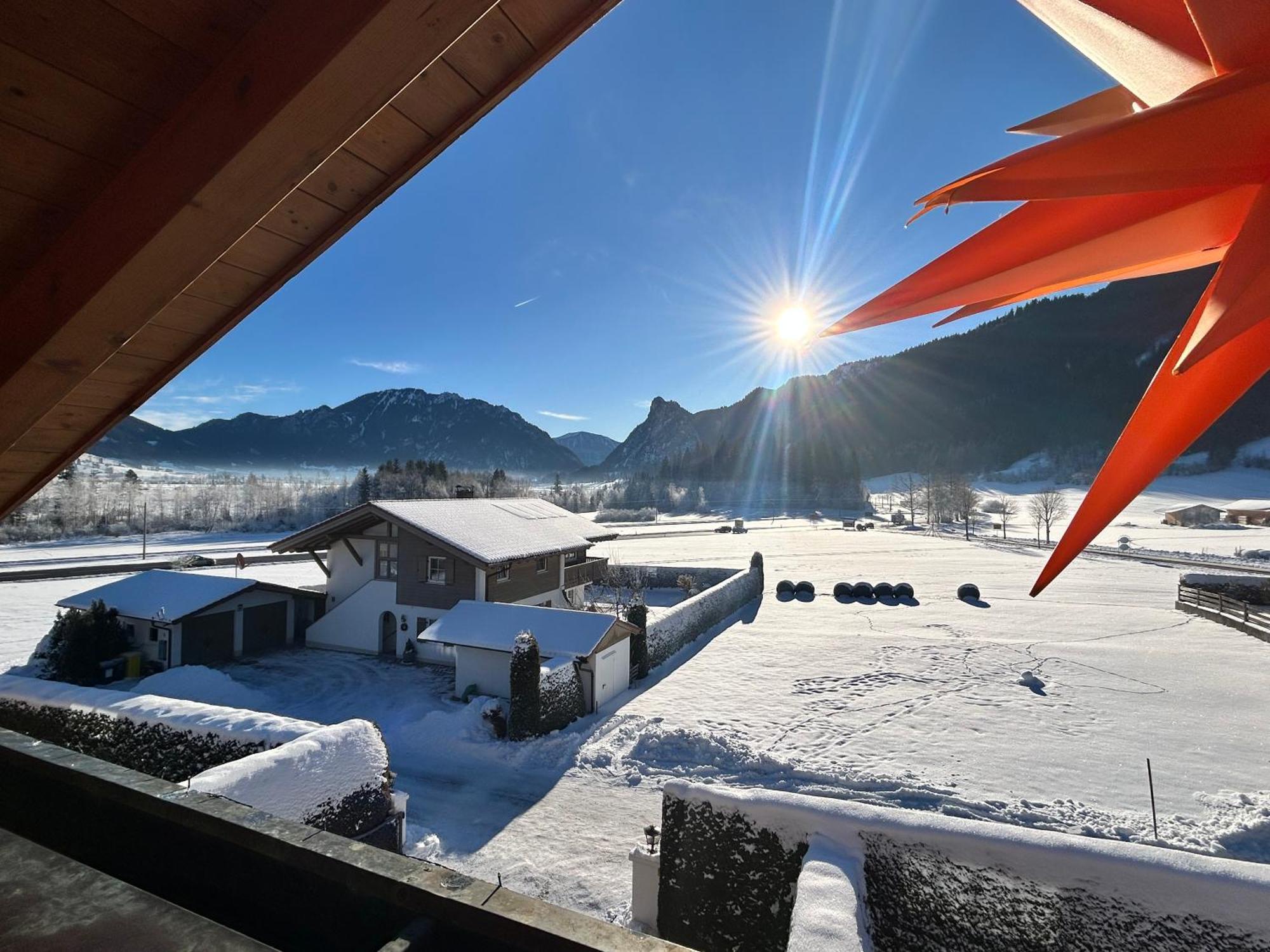 Ferienwohnung Mit Bergblick Unterammergau Exterior foto